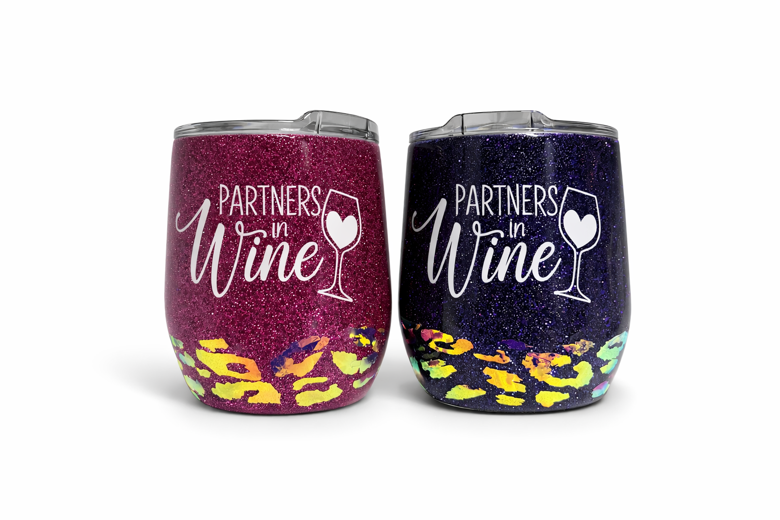 “Partners in Wine” 12oz Stemless Tumbler