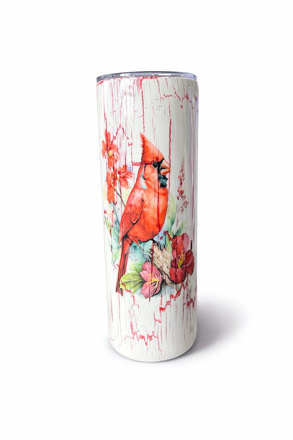 Rustic Cardinal 20oz Tumbler