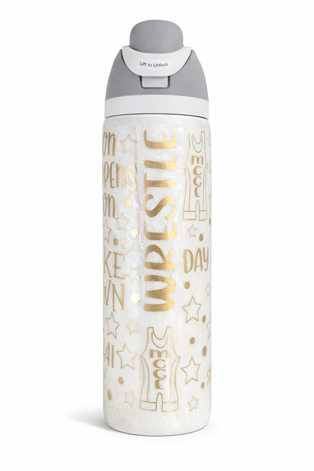 Golden Grappler 32oz Owala Bottle